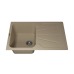 Кухонная мойка кварцевая Uperwood Quartz UPD-04-02, прямоугольная, бежевая