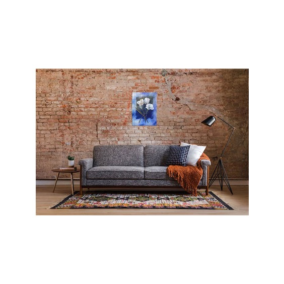 Картина "Белые цветы 3" 50х70 см #3