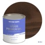 Грунт под масло для дерева интерьерный Profipaints Silver Wood Primer Oil 0.9л, Тёмный дуб