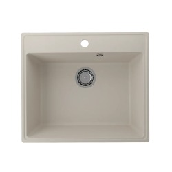 Мойка для кухни кварцевая Ulgran Quartz Forte 580-02, лён