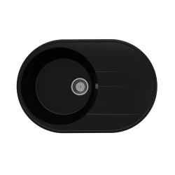 Мойка для кухни кварцевая Ulgran Quartz Nora 750-07, уголь