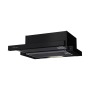 Krona steel Kamilla 500 Black вытяжка встраиваемая телескопическая