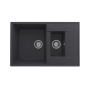 Мойка для кухни кварцевая Ulgran Quartz Prima 780-08, космос, 1,5 чаши