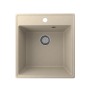 Кухонная мойка Ulgran Quartz Forte 460 квадратная-03 десерт