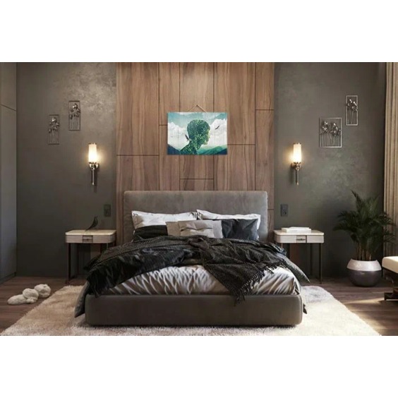 Картина "Экспозиция Человек/горы" 70х50 см #4 Картина "Экспозиция Человек/горы" 70х50 см #4