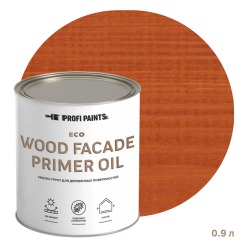 Масло-грунт по дереву для наружных работ Profipaints ECO Wood Fasade Primer Oil 0.9л, Рябина