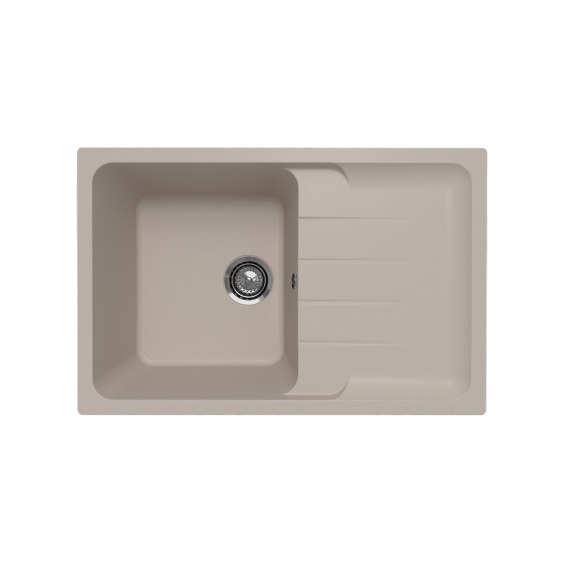 Мойка для кухни кварцевая Ulgran Quartz Gerda 780-02, Лён #1