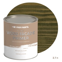 Масло-грунт по дереву для наружных работ Profipaints Silver Wood Fasade Primer Oil 2.7л, Оливка