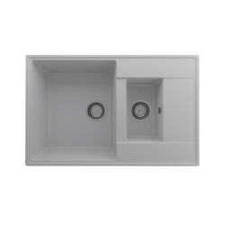 Мойка для кухни кварцевая Ulgran Quartz Prima 780-04, платина, 1,5 чаши