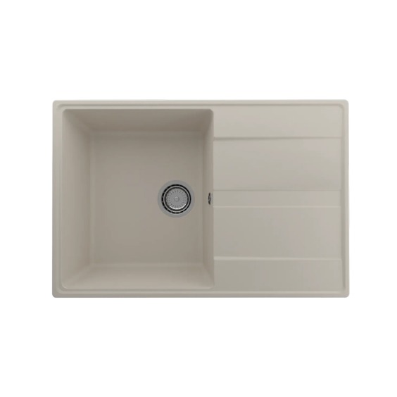 Мойка для кухни кварцевая Ulgran Quartz Prima 750-02, лён #1