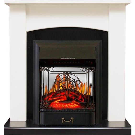 Каминокомплект Baltimore - Слоновая кость, черный с очагом Majestic FX M Black #1