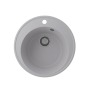 Мойка для кухни кварцевая Ulgran Quartz Nora 485-04, платина