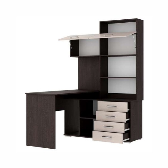 Письменно-компьютерный стол ПКС-11 левый Венге-Белфорт #2