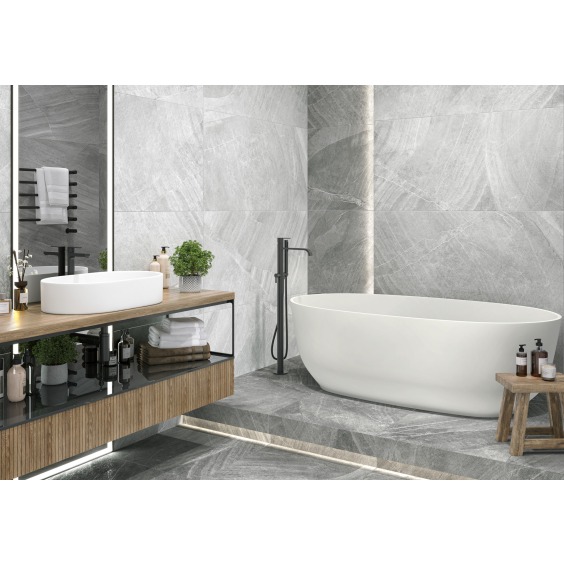 Rock Gray D60203M Керамогранит матовый карвинг 600*600 (4 шт в уп/43,2  м в пал) #2