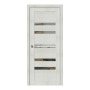 Межкомнатная дверь Эко Шпон Porta X Порта-30 Bianco Veralinga Mirox Grey 200*90
