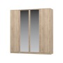 Stern шкаф 4-х дверный с зеркалом, Дуб сонома