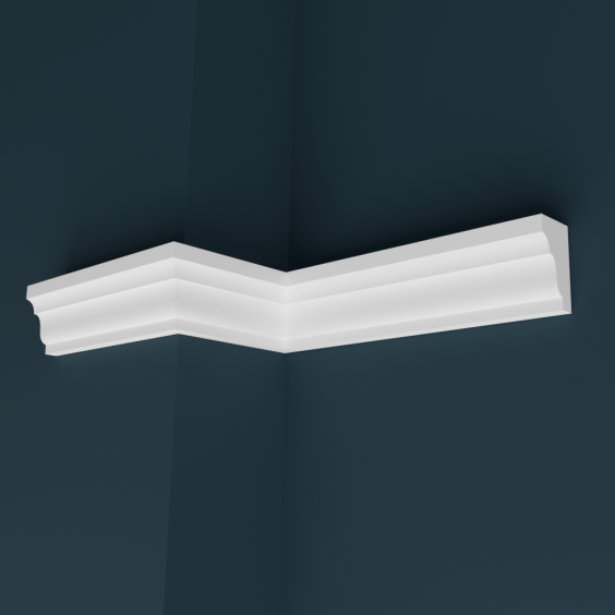 Молдинг гипсовый М06, 1000х24х14 #1