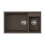 Omoikiri Tedori 86-2-LB-DC Tetogranit темный шоколад мойка