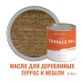 Масло для террас, деревянной мебели и детских площадок ProfiPaints Silver Terrace Oil 0.9 л, Бурый