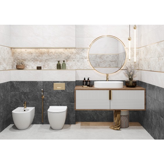 Delacora Kreo Light WT15KRE01R Плитка настенная 246*740 (7 шт в уп/53,508 м в пал) #3