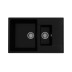 Мойка для кухни кварцевая Ulgran Quartz Prima 780-07, уголь, 1,5 чаши