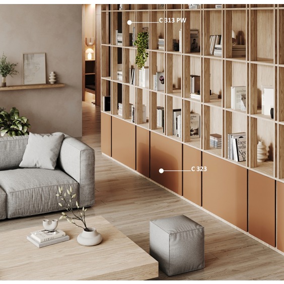 Полоса ЛДСП Ultradecor (Kronospan) Карамель C323 BS, 2800 x 680 x 16 мм #2