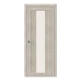 Межкомнатная дверь Эко Шпон Porta X Порта-25 alu Cappuccino Veralinga СТ-Magic Fog 200*60