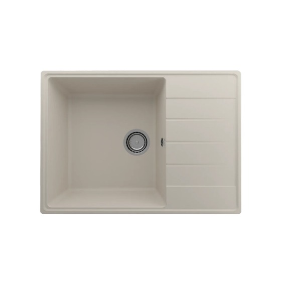 Мойка для кухни кварцевая Ulgran Quartz Prima 700-02, лён #1