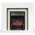 Каминокомплект Montana - Белый с очагом Fobos FX Black