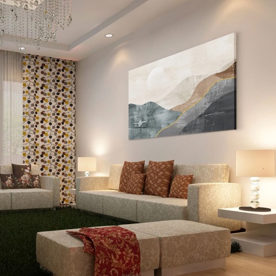 Картина на стену большая на холсте интерьерная “Сумерки”, размер 30х45 см #6