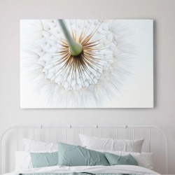 Картина на стену большая на холсте интерьерная "Одуванчик", размер 50х80 см.