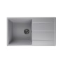 Мойка для кухни кварцевая Ulgran Quartz Prima 850-04, платина