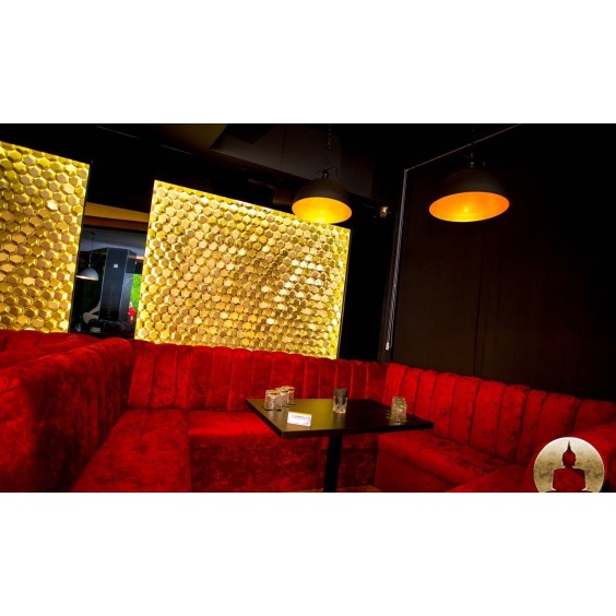 3Д Панель гипсовая "Шестиугольники" Брекчия, Белый, 500х500х25 мм #6