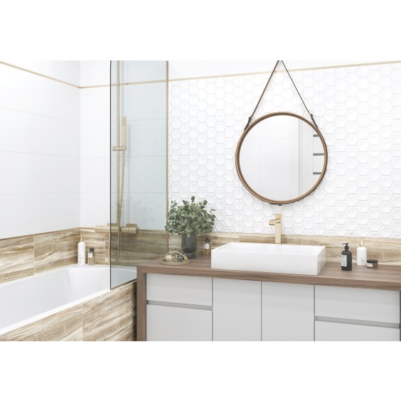 TWU09MNR020 плитка облицовочная Alma Ceramica Monocolor 249*500 (12 шт в уп/80,676 м в пал) #3