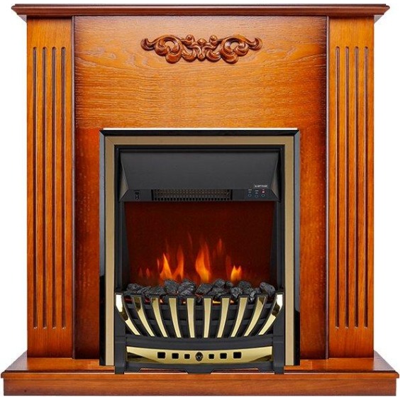 Каминокомплект Lumsden - Дуб антик с очагом Aspen Gold #1