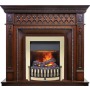 Каминокомплект Alexandria - Махагон коричневый антик с очагом Danville Brass FB2