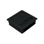 Пропуск для кабеля AQ Pass 80*80, Чёрный брашированный