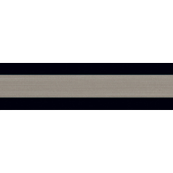 Кромка ABS Egger Трио чёрный-алюминий U8810 C2, 23 x 1,3 мм, 1 метр
