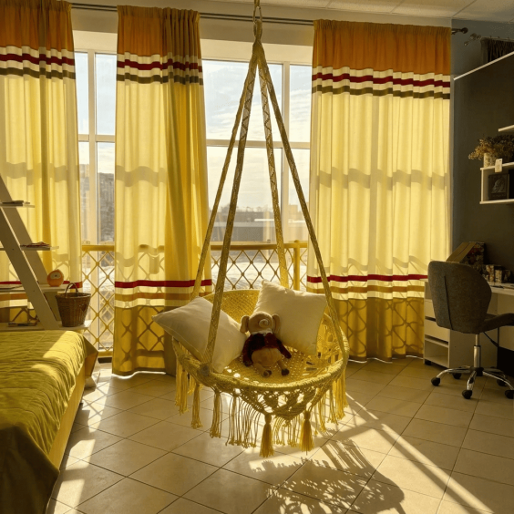 Макраме кресло-гамак «Венеция» #1