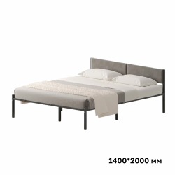 Комплект кровать Лофт 140х200 черный vel RS-15 140