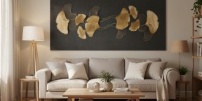 Металлическое панно для интерьера: как выбрать, где разместить и с чем сочетать