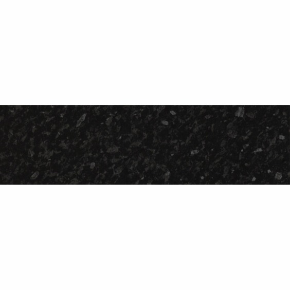 Кромка пластиковая с клеем «Скиф» Гранит чёрный глянец арт. 026, 3000 x 50 мм #1