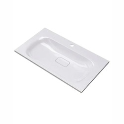 Раковина для ванной Uperwood Sunrise 80 см, белая глянцевая