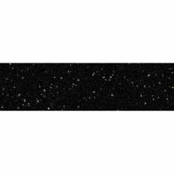 Кромка пластиковая без клея «Скиф» Ледяная искра чёрная глянец арт. 056, 3000 x 50 мм