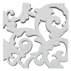 Панель "Вензель резной" гипсовый, 350х350х15 мм