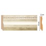 Плинтус напольный Decomaster Goldline 153-937 (95х12х2400мм)