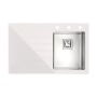 Alveus Crystalix 10 860X540 1X правая (белый) кухонная мойка