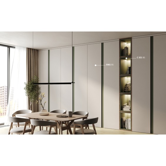 Лист ЛДСП Ultradecor (Kronospan) Кипарисовый зелёный C321 BS, 2800 x 2070 x 16 мм #2