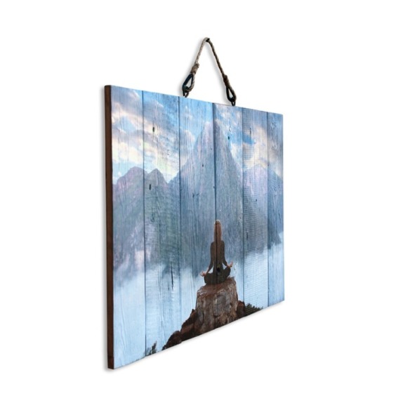 Картина "Медитация в горах" 70х50 см #2 Картина "Медитация в горах" 70х50 см #2