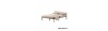 Комплект кровать Лофт 120х190 черный vel beige RS-1 120